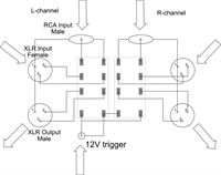 12Vトリガーとリレーで作るDIY電源連動入力ソース切替AV切替器（電源なし超手抜き自作）